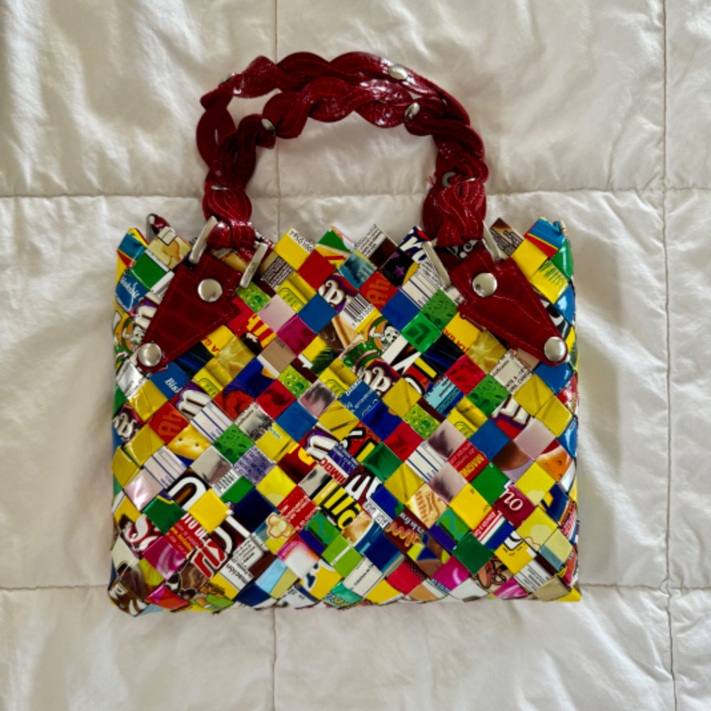 Nahui Ollin Candy Wrapper Purse